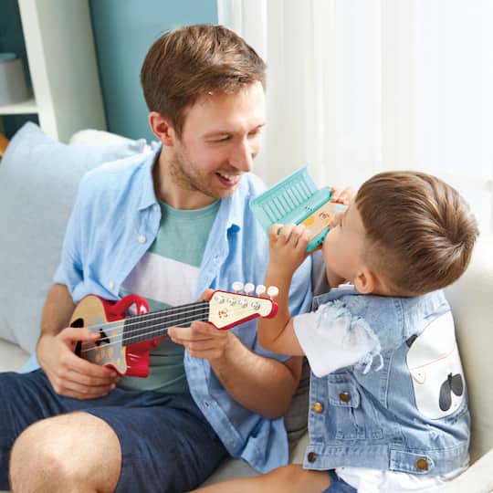 Hape Learn with Lights Teal Harmonica